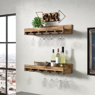 Pegboard wine online rack